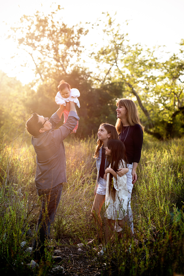 San Diego Family photographer. Sisters. 3 kids. Marian Bear Park
