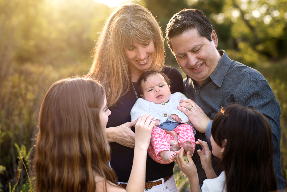 San Diego Family photographer. Sisters. 3 kids. Marian Bear Park
