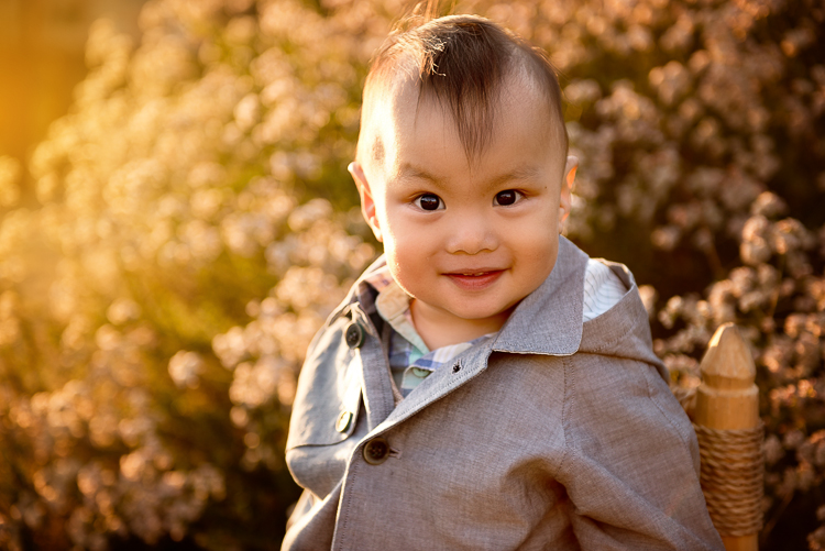 San Diego Family Photographer. 1 year old milestone photo session in Marian Bear Park.