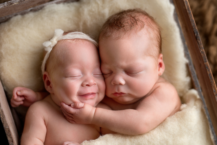 Newborn Twins.  San Diego Newborn Photographer.