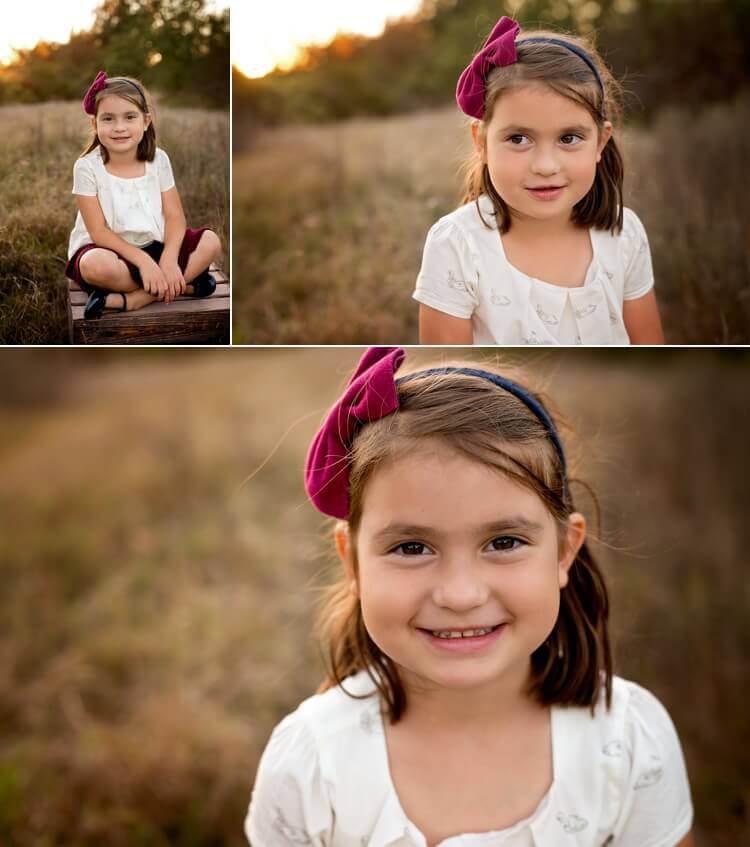 San Diego Photographer. Angela Beransky photography. Family with three kids. Los Penasquitos canyon. Sunset light. girls portrait