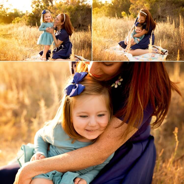 San Diego Family photographer. San Diego Newborn photographer. Angela Beransky photography. Mommy and me photo session. Mother and cute daughter