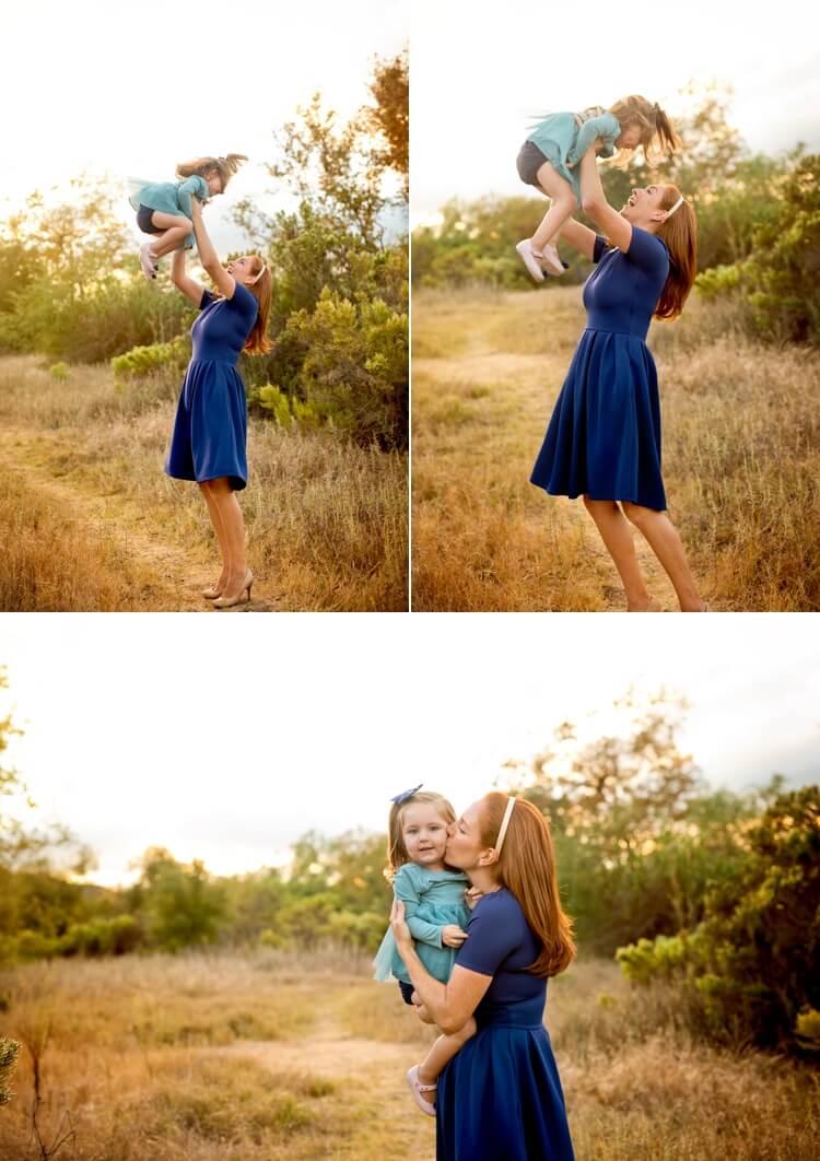 San Diego Family photographer. San Diego Newborn photographer. Angela Beransky photography. Mommy and me photo session. Mommy throws baby in the air.