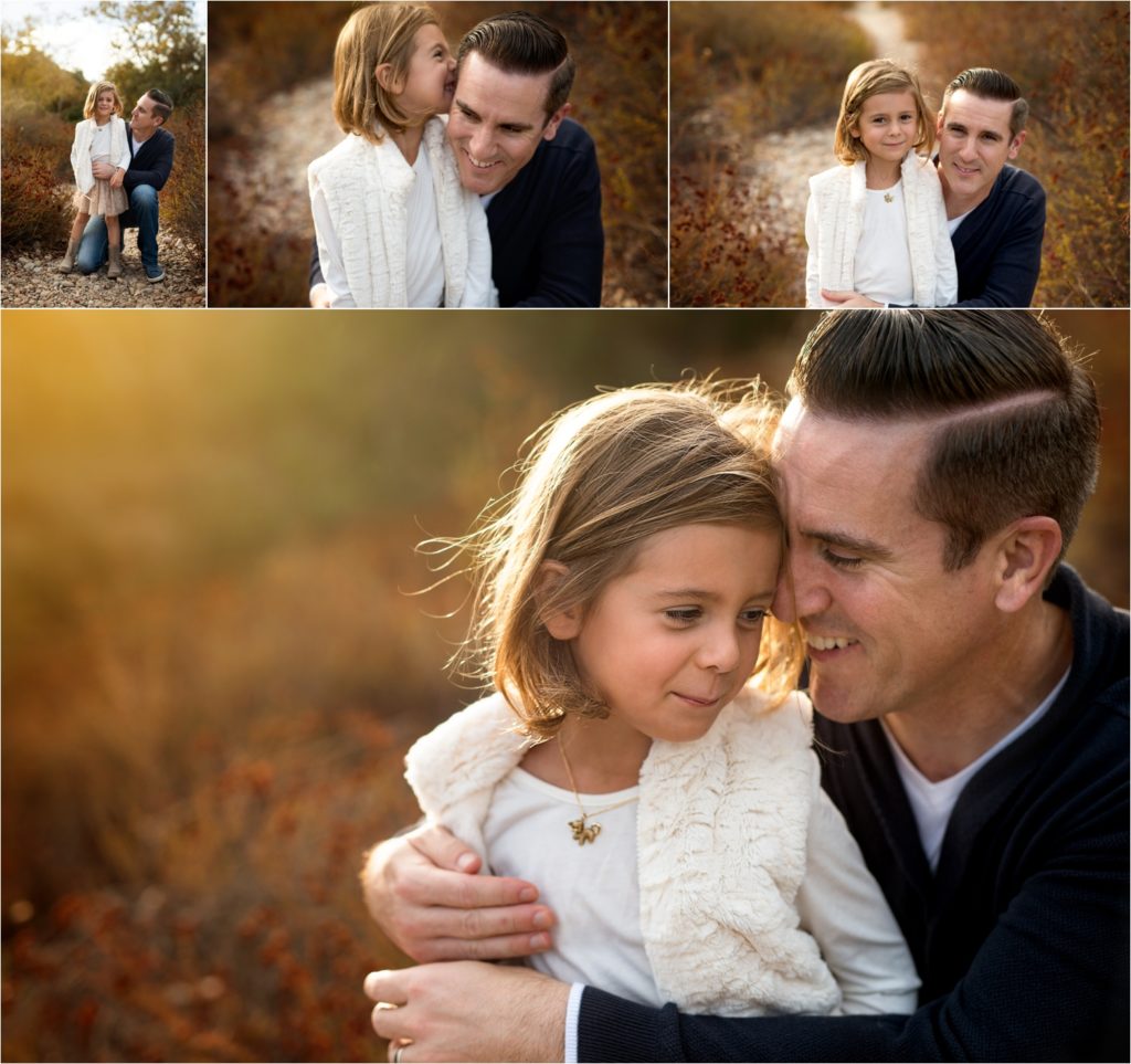 San Diego Family photographer, San Diego Newborn Photographer. Marian Bear park. Family of three. Father and daughter professional portrait.