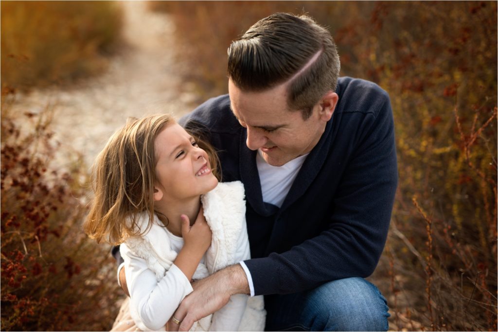 San Diego Family photographer, San Diego Newborn Photographer. Marian Bear park. Family of three. Daddy and daughter. Professional family portraits
