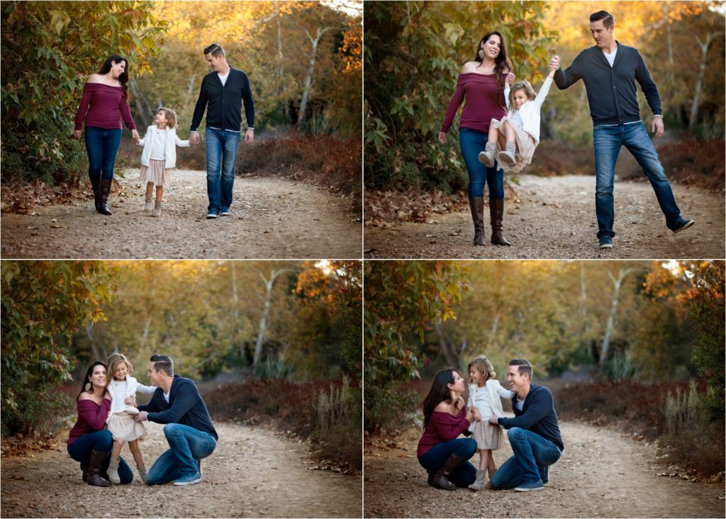 Angela Beransky Photography, San Diego Family Photographer. Professional Family Portraits. Marian Bear Park. Photo session of Family with one child.