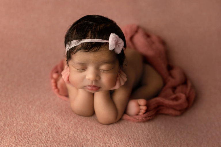 Baby Saavika – San Diego County Newborn Portrait Session