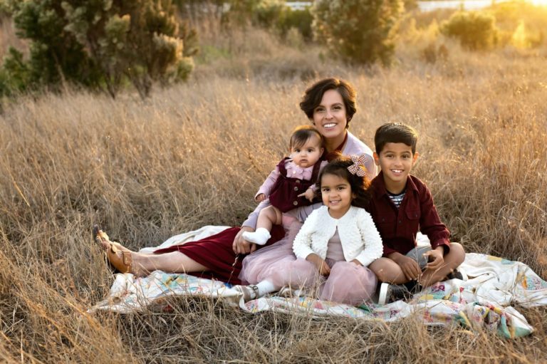 Outdoor Family Portrait Session In San Diego