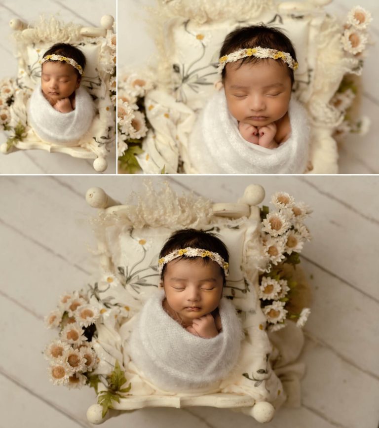 Baby Akshara – Carmel Valley Newborn Portrait Session