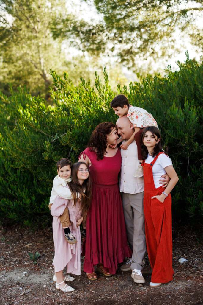 family of the best San Diego newborn photographer